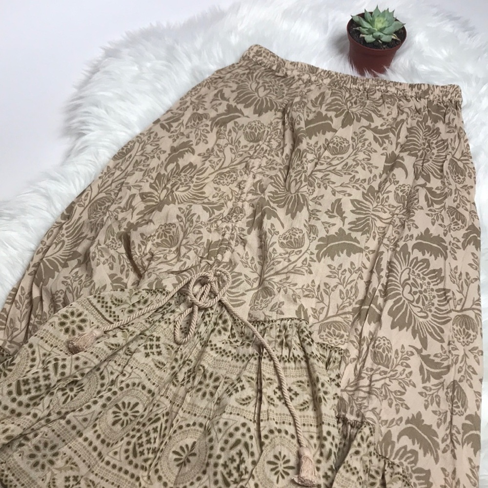 🏝️ Spell Lioness Ruched Maxi Skirt in Smoke - Picture 8 of 8